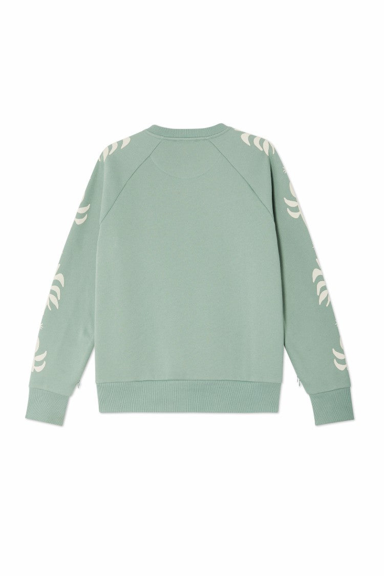 Never Fully Dressed Premium - Sage Sundazed Accessible Sweatshirt - NFD x Porto&Bello - Never Fully Dressed