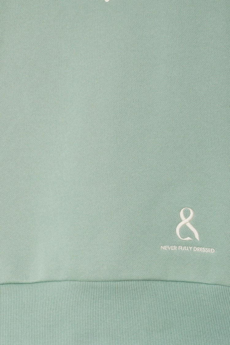 Never Fully Dressed Premium - Sage Sundazed Accessible Sweatshirt - NFD x Porto&Bello - Never Fully Dressed
