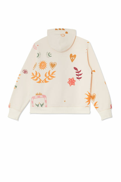 Never Fully Dressed Top Pick - Cream Sundazed Accessible Hoodie - NFD x Porto&Bello