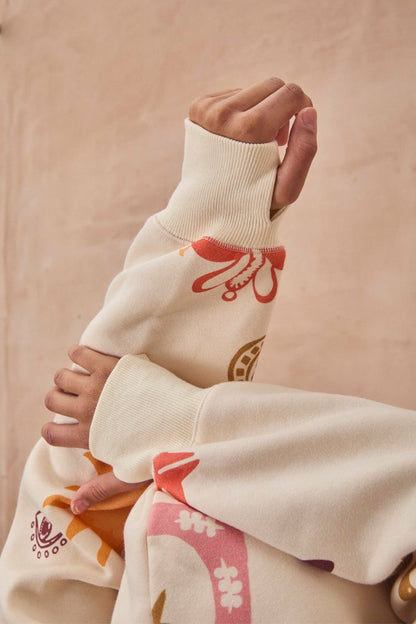 Never Fully Dressed Top Pick - Cream Sundazed Accessible Hoodie - NFD x Porto&Bello