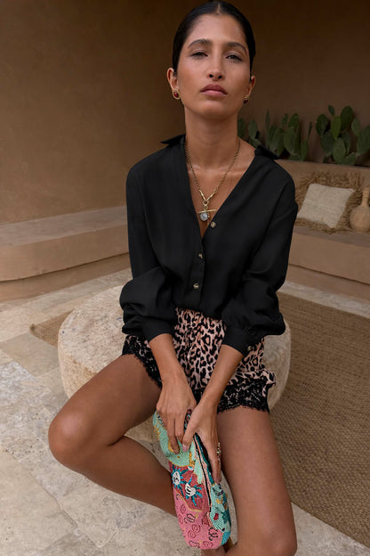 Never Fully Dressed Special Offer - Black Miley Shirt  UK