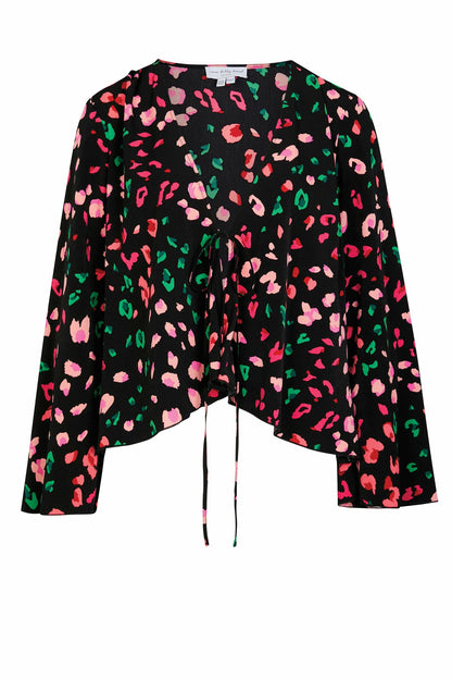 Never Fully Dressed Great Value - Black Animal Verity Top