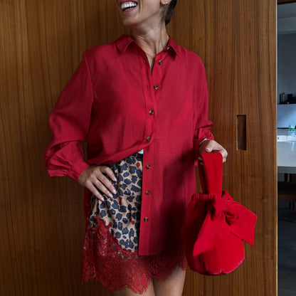 Never Fully Dressed Top Pick - Cherry Red Miley Shirt - Multi-wear
