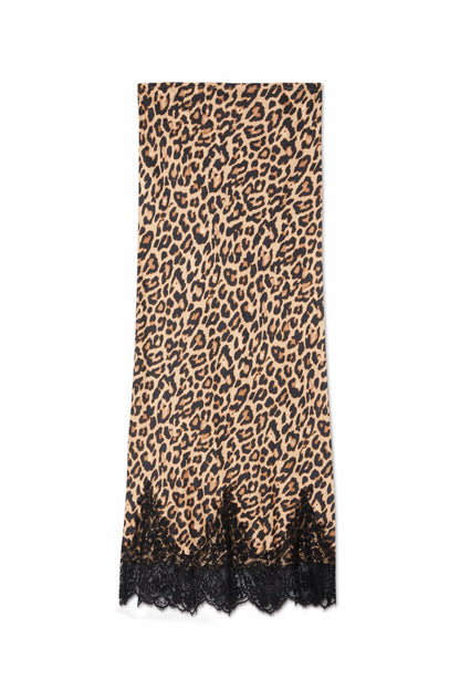 Never Fully Dressed Popular - Leopard Midi Maeva Skirt - Never Fully Dressed