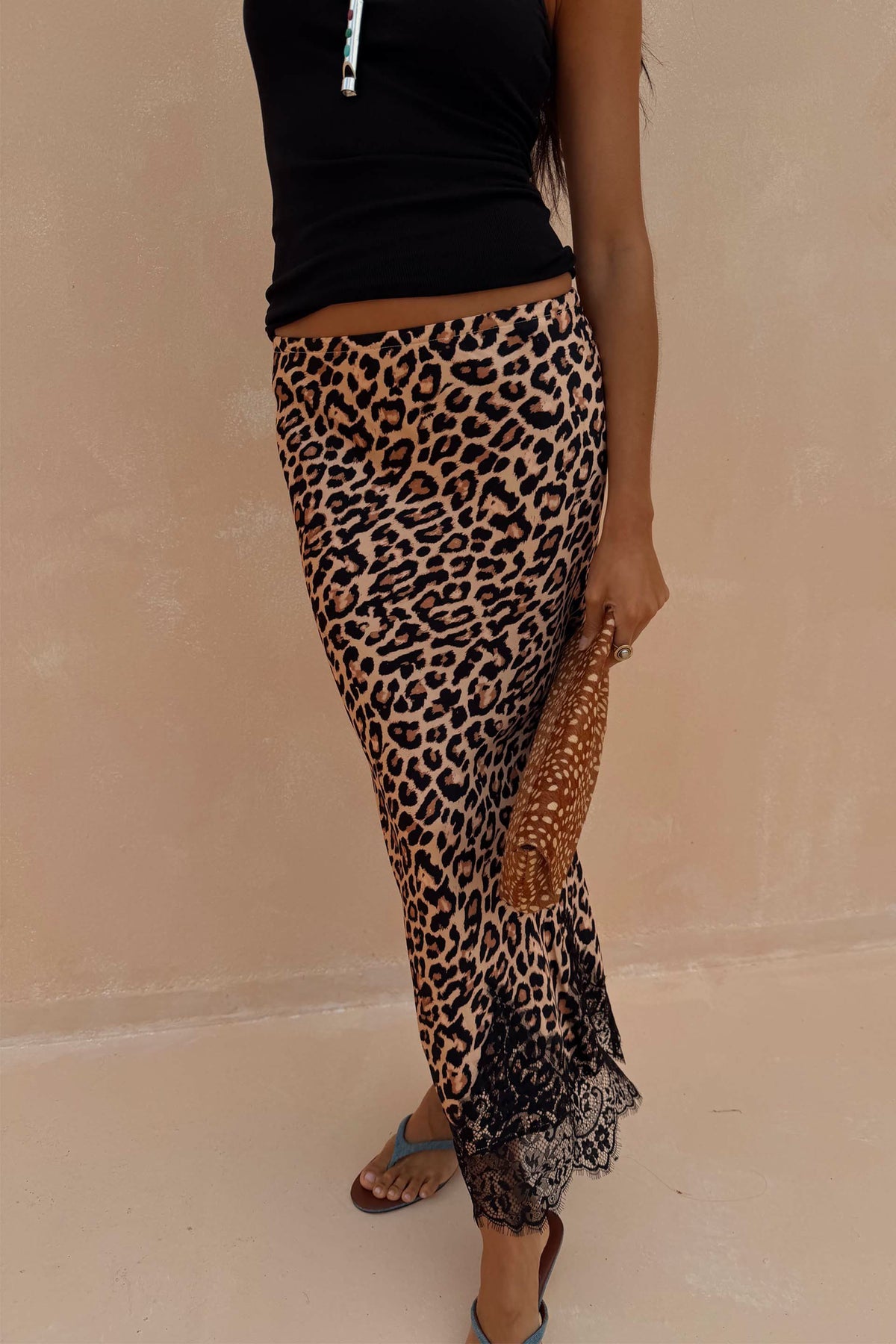 Never Fully Dressed Popular - Leopard Midi Maeva Skirt - Never Fully Dressed