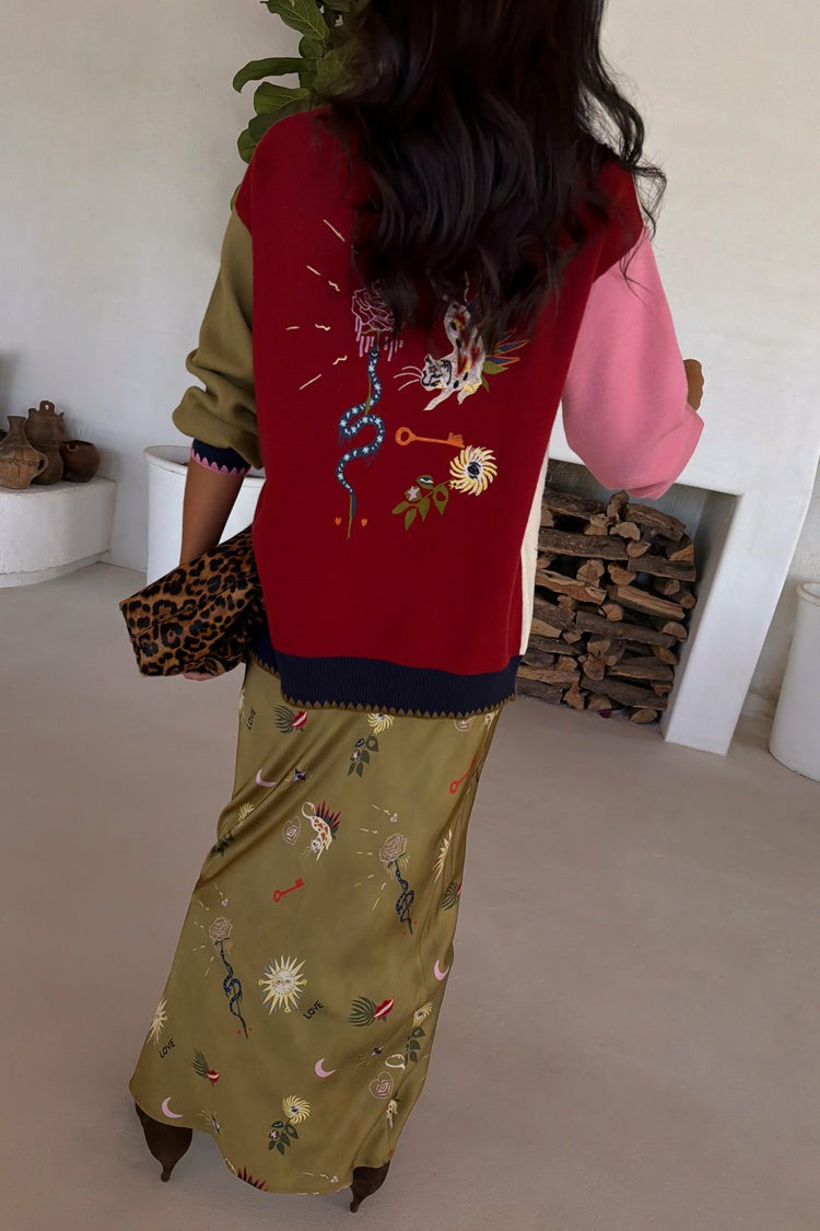 Never Fully Dressed Trending - Olive Mystical Dorris Skirt