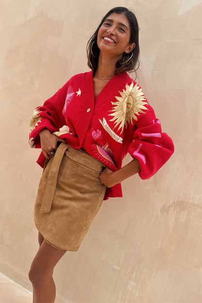Never Fully Dressed Top Pick - Tan Suede Mini Jaspre Skirt