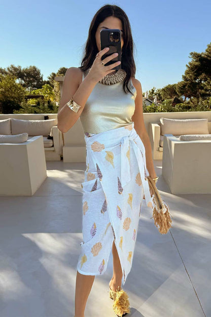 Never Fully Dressed Discount - Shells Jaspre Wrap Skirt