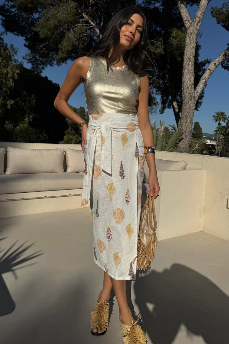 Never Fully Dressed Discount - Shells Jaspre Wrap Skirt