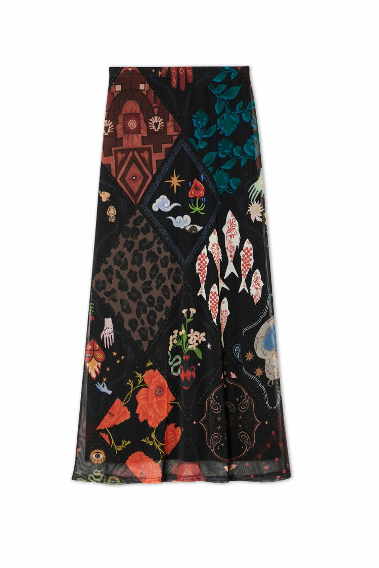 Never Fully Dressed Smart Buy - Night Garden Mesh Dorris Skirt