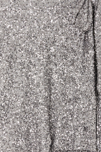 Never Fully Dressed Featured - Gunmetal Sequin Mini Jaspre Skirt