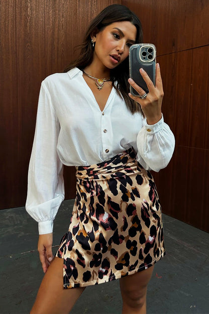 Never Fully Dressed Value - Leopard Mini Jaspre Skirt