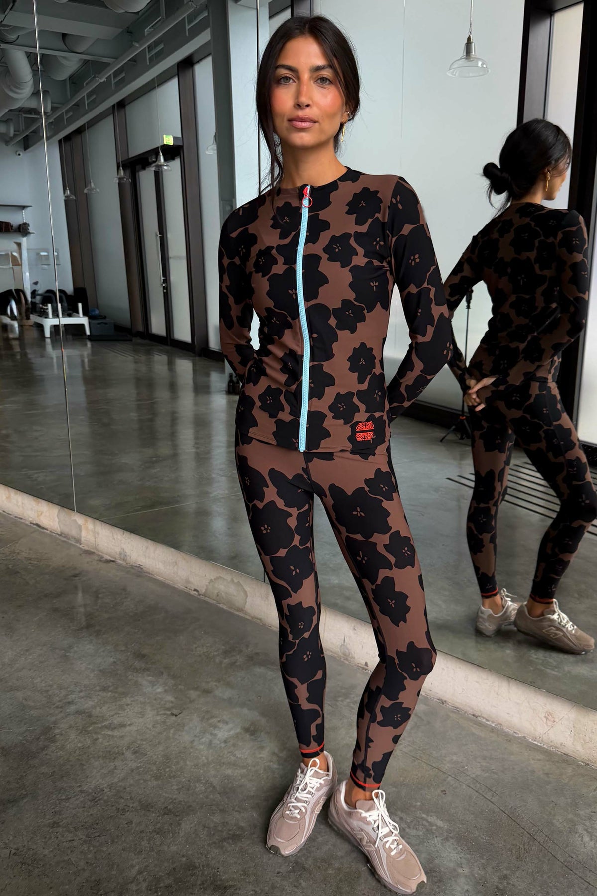 Never Fully Dressed Deals - Chocolate Floral Leggings