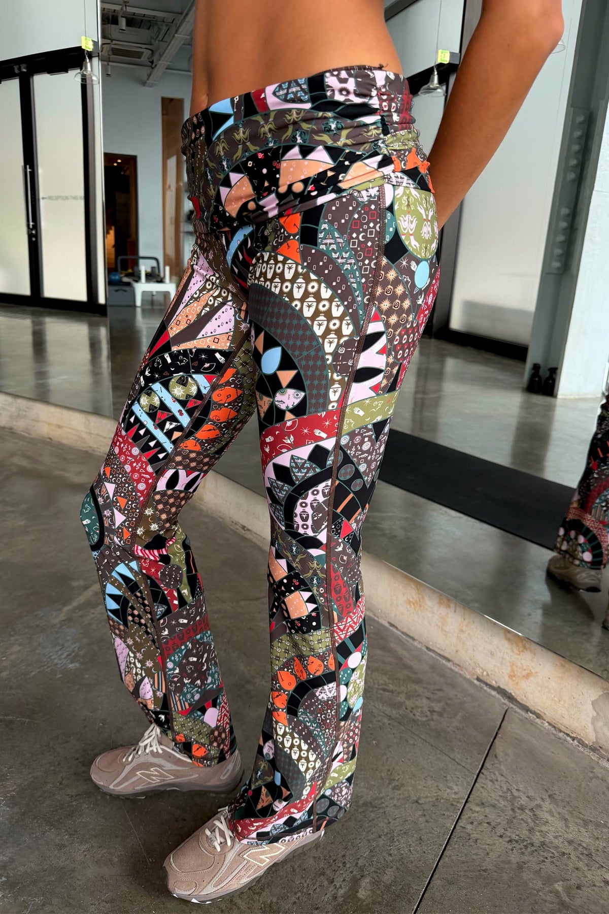 Never Fully Dressed Sale - Mosaic Wide Leg Legging