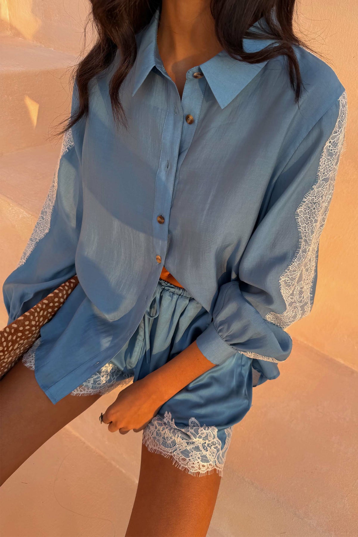 Never Fully Dressed Recommended - Blue Lace Maeva Shorts