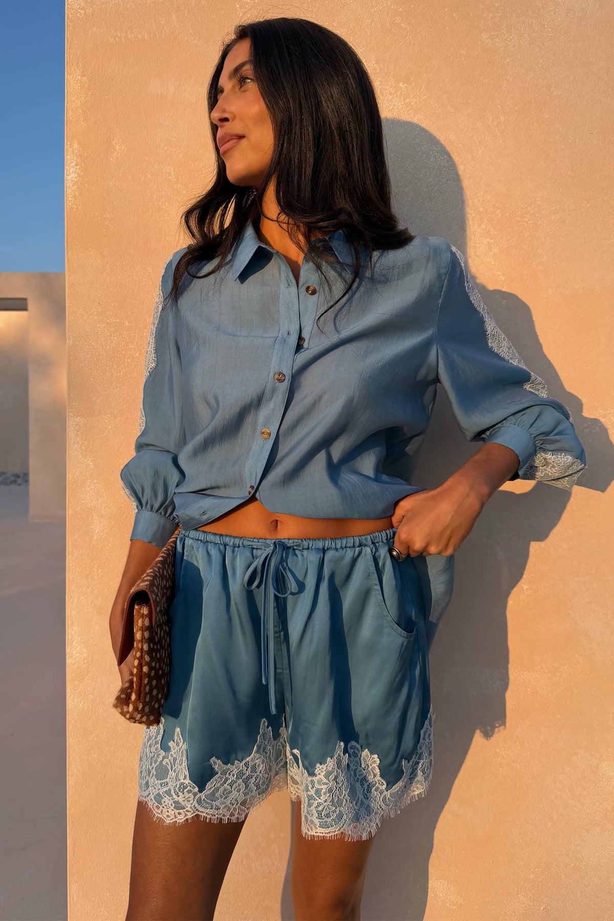 Never Fully Dressed Recommended - Blue Lace Maeva Shorts