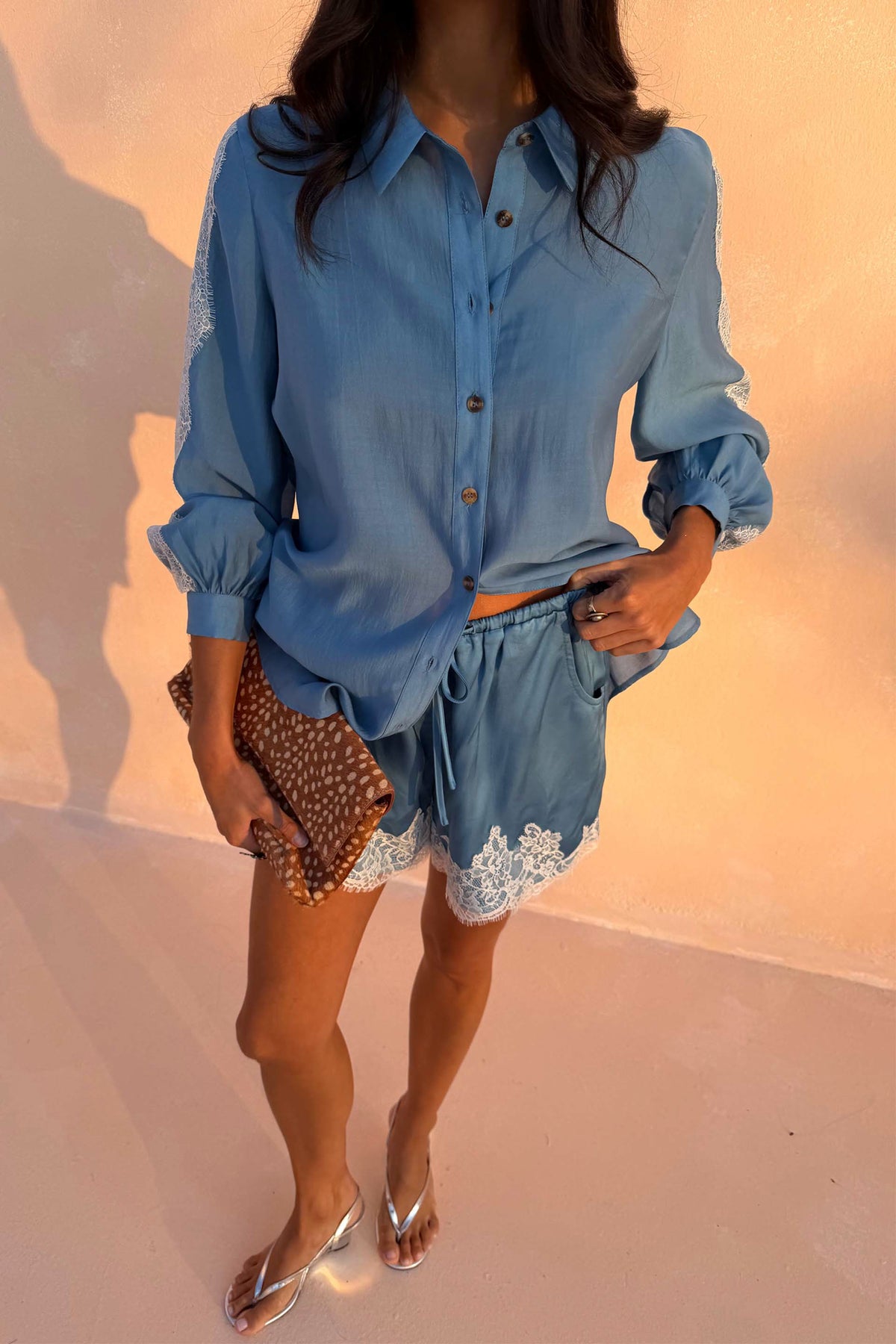 Never Fully Dressed Recommended - Blue Lace Maeva Shorts