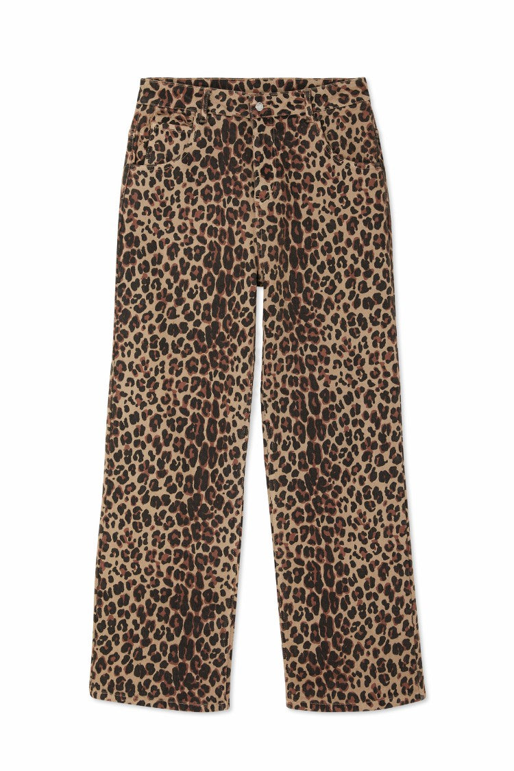 Never Fully Dressed Hot Sale - Leopard Lucia Scallop Detail Jeans