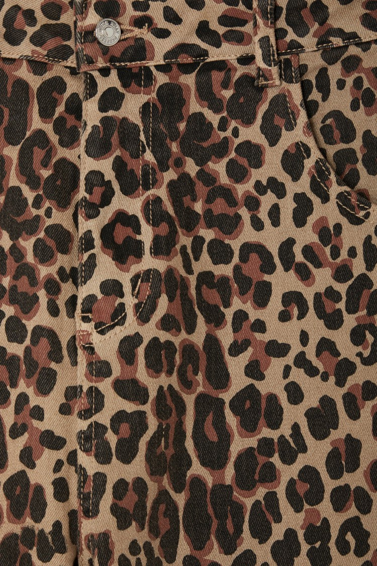Never Fully Dressed Hot Sale - Leopard Lucia Scallop Detail Jeans