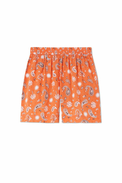 Never Fully Dressed New - Orange Leopard Elissa Short