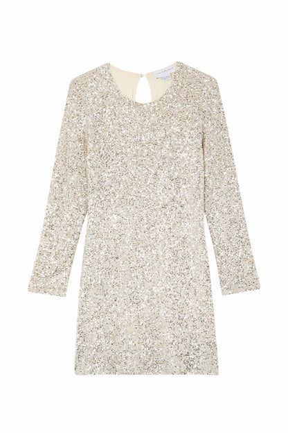 Never Fully Dressed Best Seller - Silver Sequin Mini Soho Dress