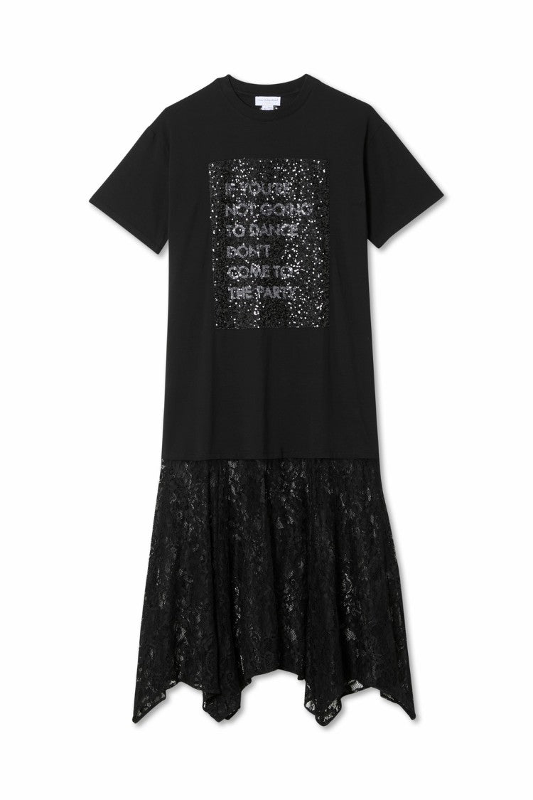 Never Fully Dressed Everyday - Dance Sequin Cara T Shirt Dress