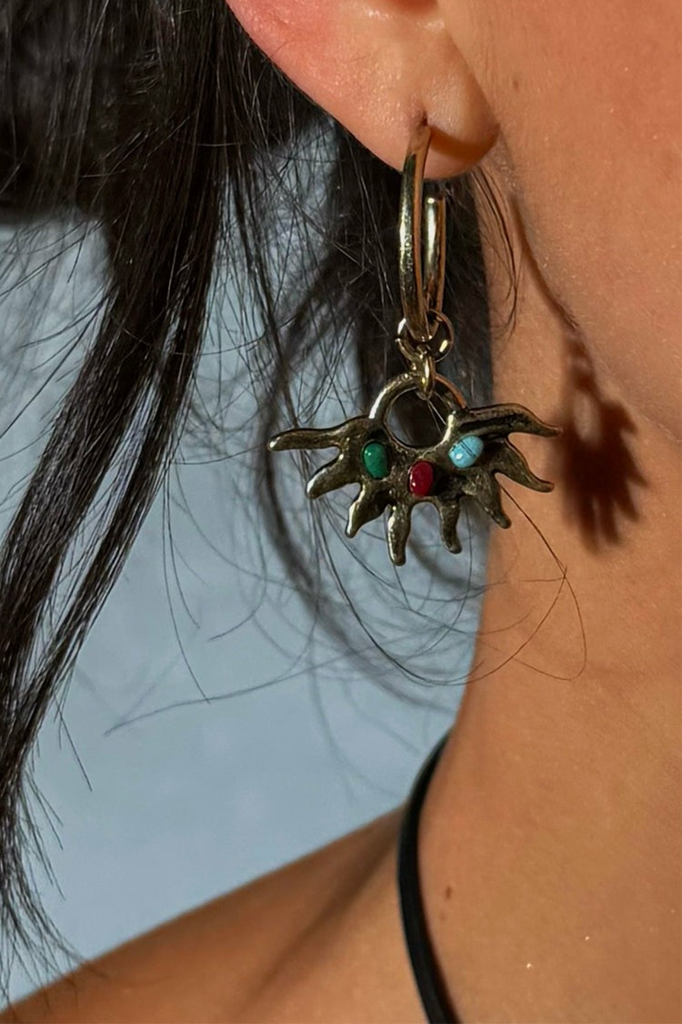 Never Fully Dressed Hot Sale - Deloris Sun Hoop Earrings - Limited Edition - Never Fully Dressed