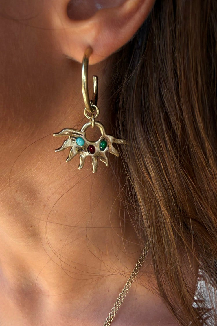Never Fully Dressed Hot Sale - Deloris Sun Hoop Earrings - Limited Edition - Never Fully Dressed