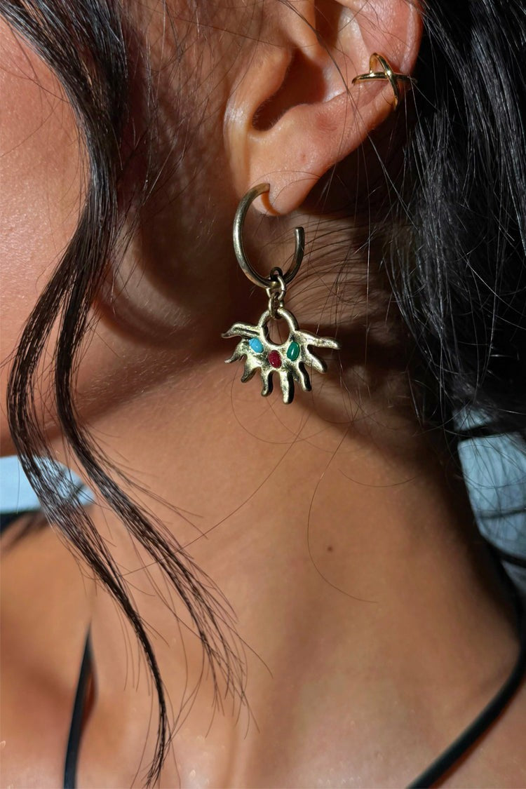 Never Fully Dressed Hot Sale - Deloris Sun Hoop Earrings - Limited Edition - Never Fully Dressed