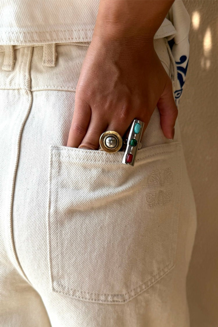 Never Fully Dressed Great Value - Deloris Silver Circle Ring - Limited Edition - Never Fully Dressed