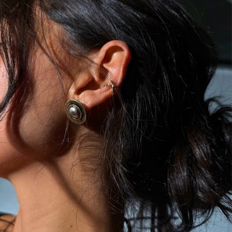 Never Fully Dressed Recommended - Deloris Silver Circle Earrings - Limited Edition - Never Fully Dressed