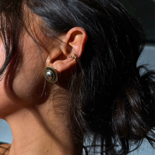 Never Fully Dressed Recommended - Deloris Silver Circle Earrings - Limited Edition - Never Fully Dressed