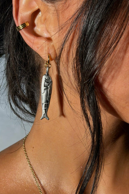 Never Fully Dressed Deals - Deloris by Lucy Aylen Sardine Earrings - Limited Edition - Never Fully Dressed