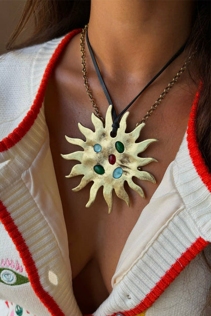 Never Fully Dressed Signature - Deloris Sun Necklace - Limited Edition - Never Fully Dressed