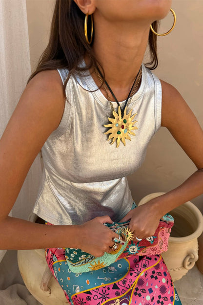 Never Fully Dressed Signature - Deloris Sun Necklace - Limited Edition - Never Fully Dressed