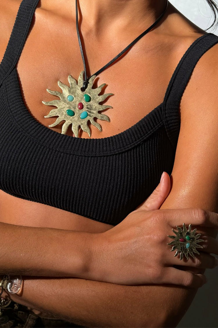 Never Fully Dressed Signature - Deloris Sun Necklace - Limited Edition - Never Fully Dressed