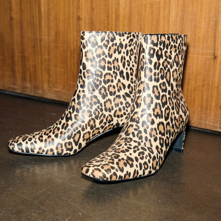 Never Fully Dressed Smart Buy - Leopard Heel Boots UK