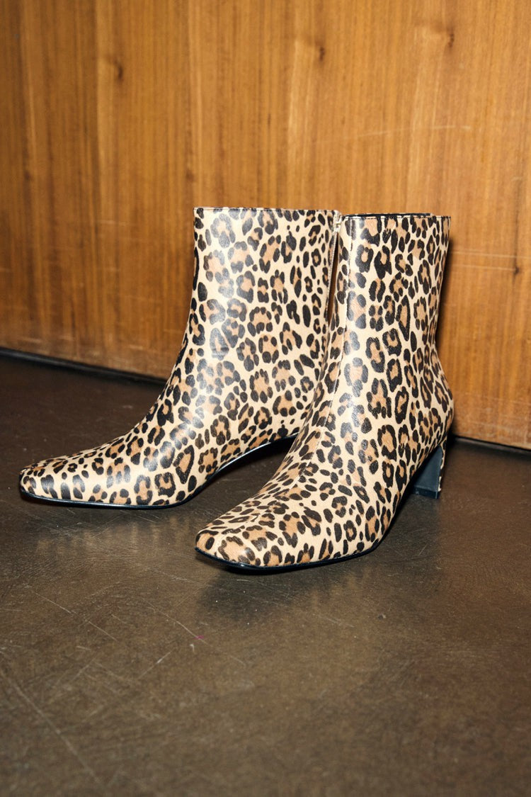 Never Fully Dressed Smart Buy - Leopard Heel Boots UK