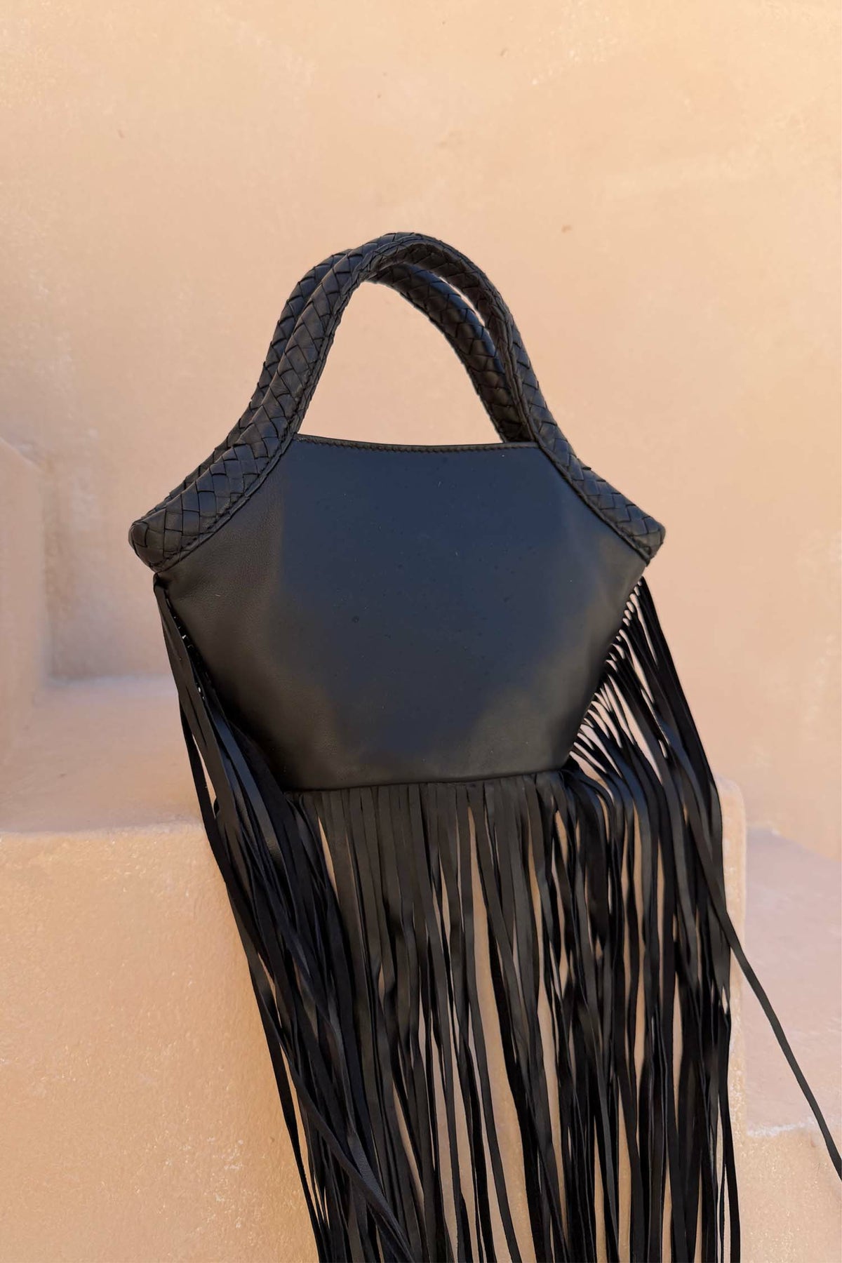 Never Fully Dressed Recommended - Leather Fringe Bag