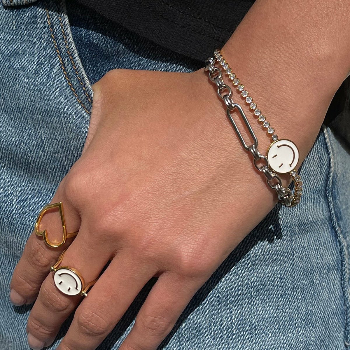 Never Fully Dressed Customer Favorite - Bespoke Chain Bracelet with T Bar Silver