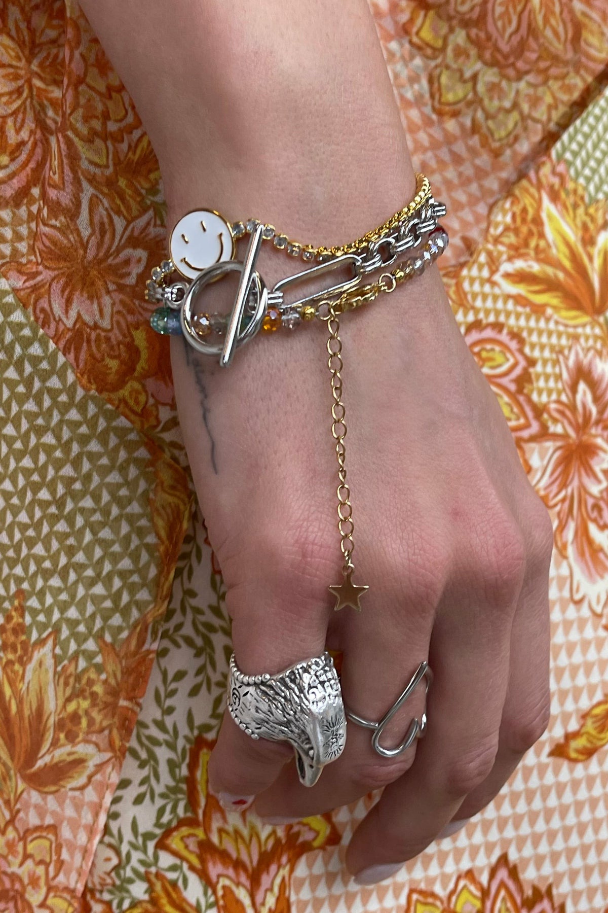 Never Fully Dressed Customer Favorite - Bespoke Chain Bracelet with T Bar Silver