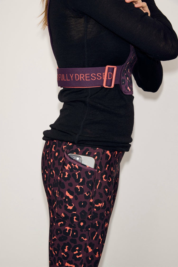 Never Fully Dressed Premium - Leopard Running Bag
