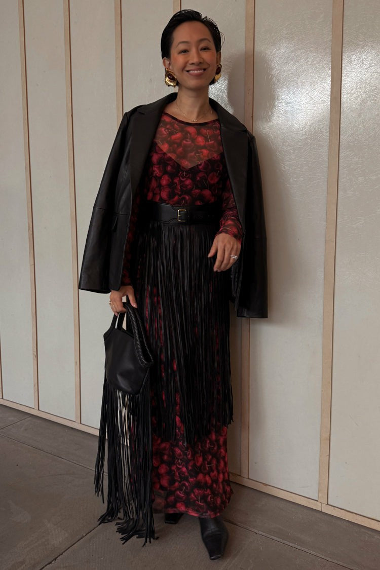 Never Fully Dressed Signature - Leather Fringe Belt