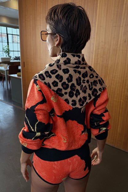 Never Fully Dressed Signature - Leopard Knit Bandana
