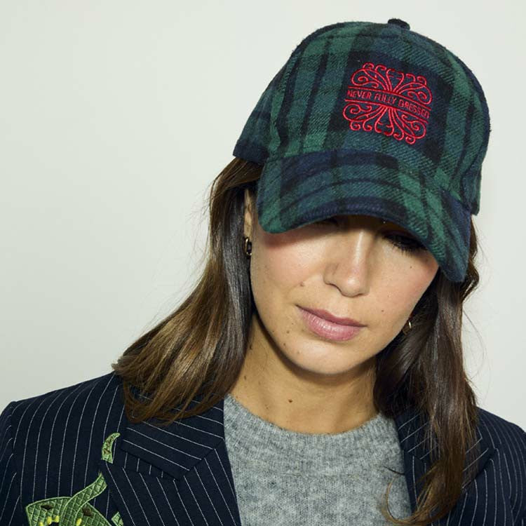 Never Fully Dressed Customer Favorite - Navy Tartan NFD Cap