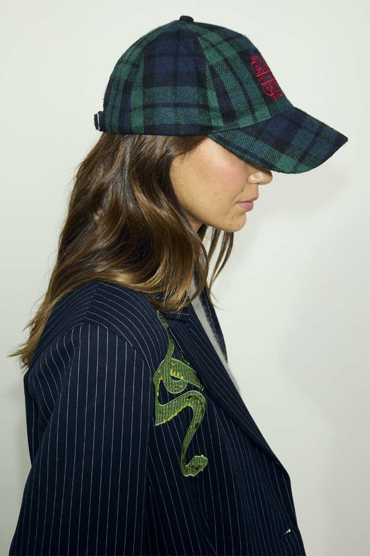 Never Fully Dressed Customer Favorite - Navy Tartan NFD Cap