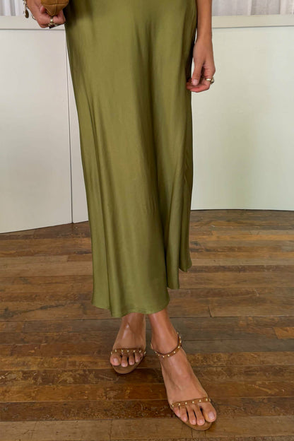 Never Fully Dressed Sale - Tan Stud High Heels