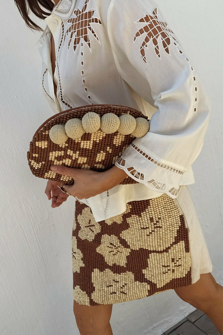 Never Fully Dressed Latest - Jaden Beaded Clutch Bag