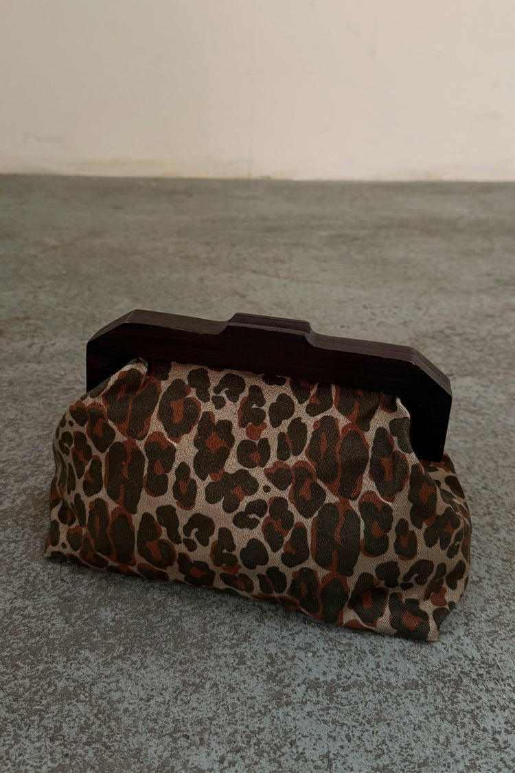Never Fully Dressed Trending - Lucia Leopard Denim Bag