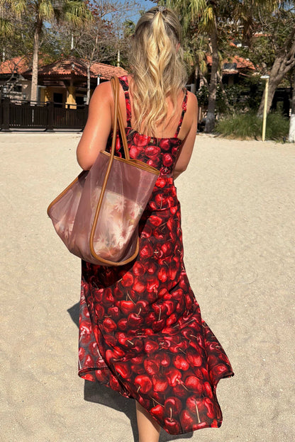 Never Fully Dressed Discount - Black Cherry Sarong